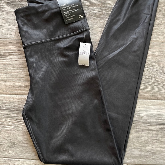 ❤️ GAPFIT HIGH RISE RECYCLED POWER SHINE LEGGINGS SIZE XS NEW - Picture 2 of 9